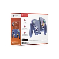 Biogenik Retro Style Wireless Split Purple Controller  