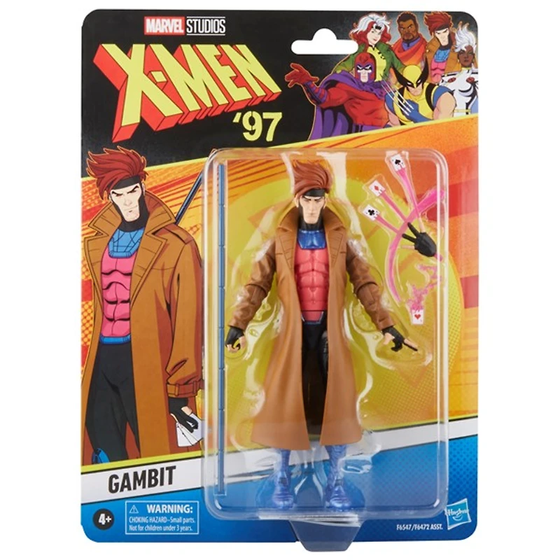 Hasbro Marvel Legends Series Gambit, X-Men ‘97 Collectible 6-Inch Action Figure 