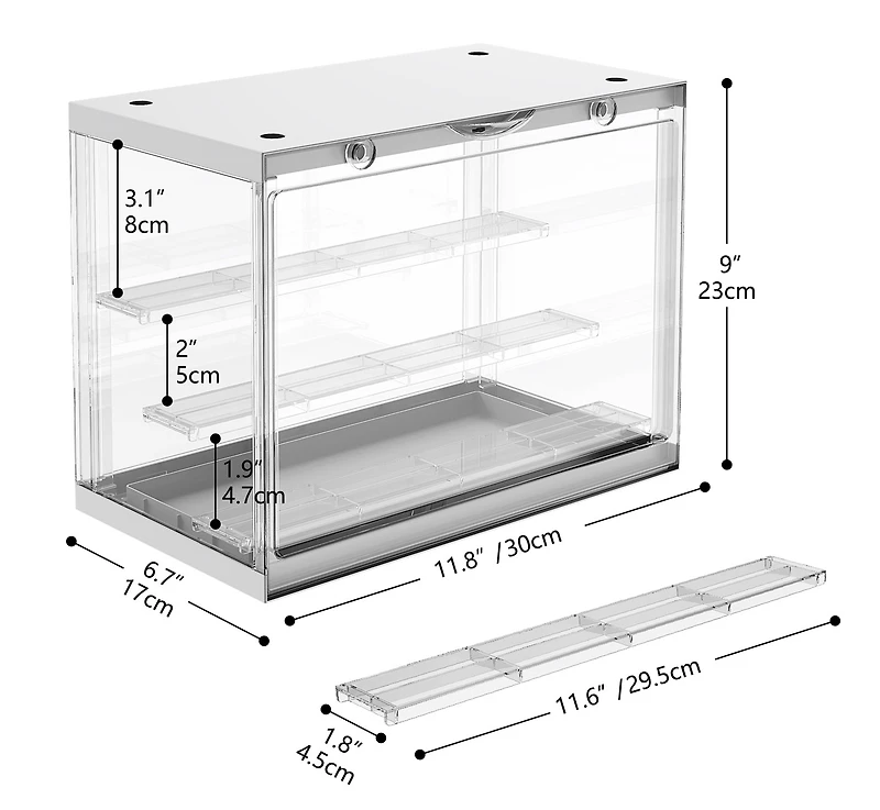 Biogenik LED Display Case