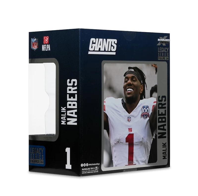 Malik Nabers (New York Giants) NFL 7-Inch Posed Figure McFarlane's SportsPicks
