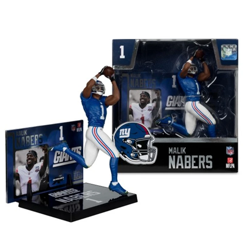 Malik Nabers (New York Giants) NFL 7-Inch Posed Figure McFarlane's SportsPicks