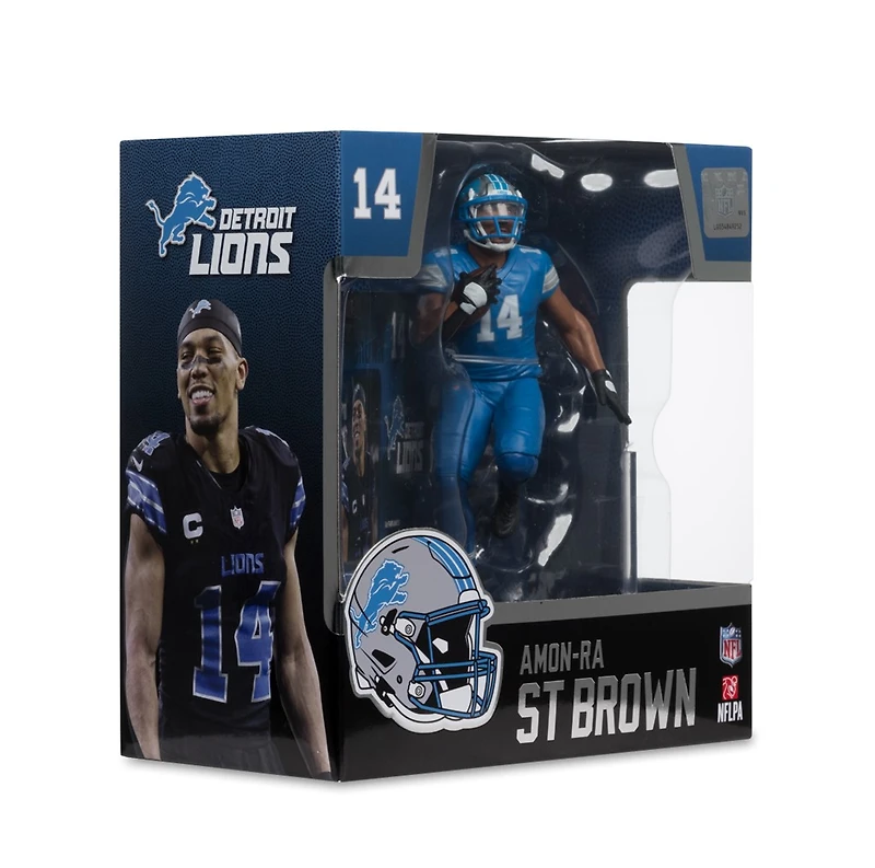 Amon-Ra St. Brown (Detroit Lions) NFL 7-Inch Posed Figure McFarlane's SportsPicks 