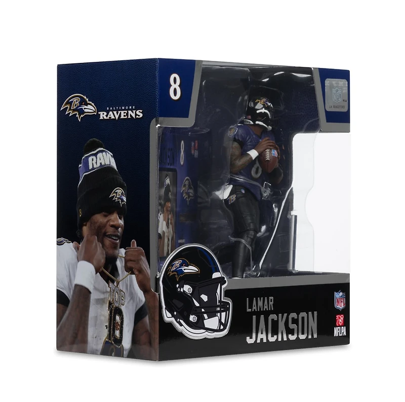 Lamar Jackson (Baltimore Ravens) (Alternate Jersey) NFL 7-Inch Posed Figure McFarlane's SportsPicks