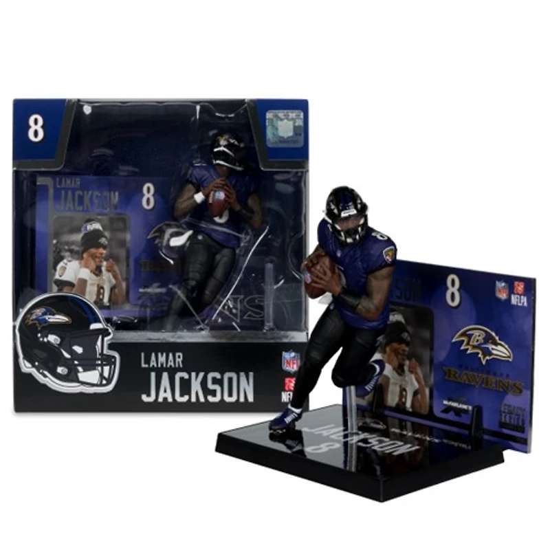 Lamar Jackson (Baltimore Ravens) (Alternate Jersey) NFL 7-Inch Posed Figure McFarlane's SportsPicks