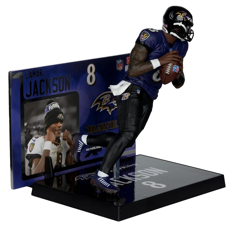 Lamar Jackson (Baltimore Ravens) (Alternate Jersey) NFL 7-Inch Posed Figure McFarlane's SportsPicks