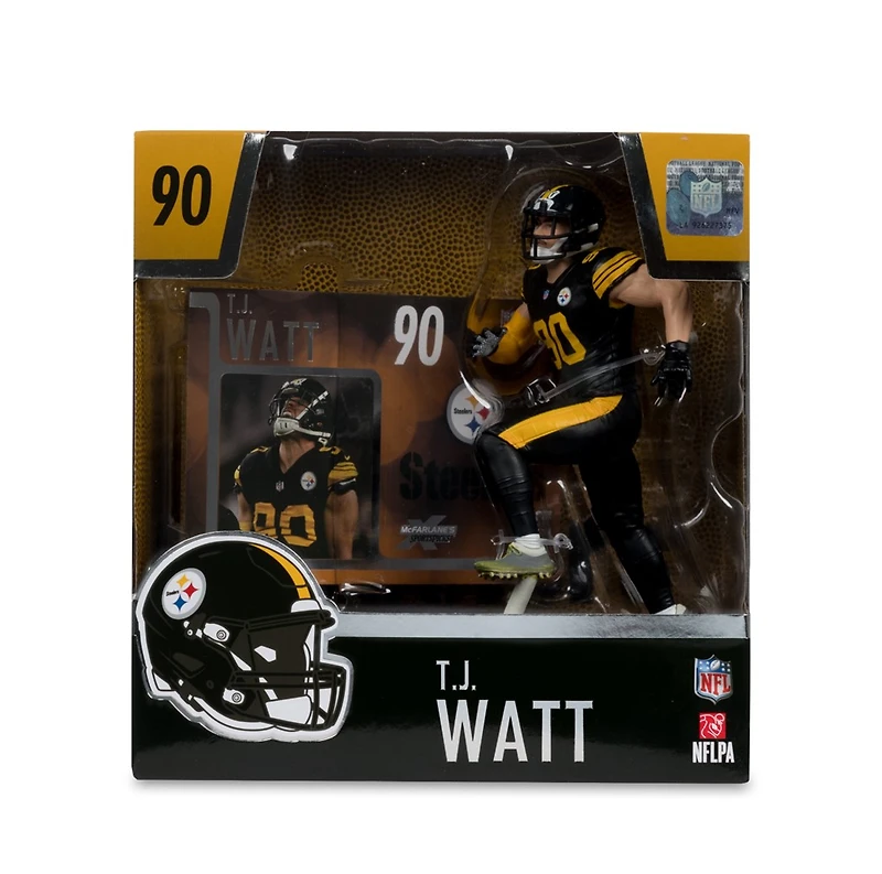 T.J. Watt (Pittsburgh Steelers) NFL 7-Inch Posed Figure McFarlane's SportsPicks 