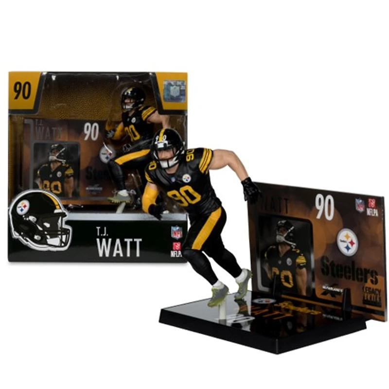 T.J. Watt (Pittsburgh Steelers) NFL 7-Inch Posed Figure McFarlane's SportsPicks 