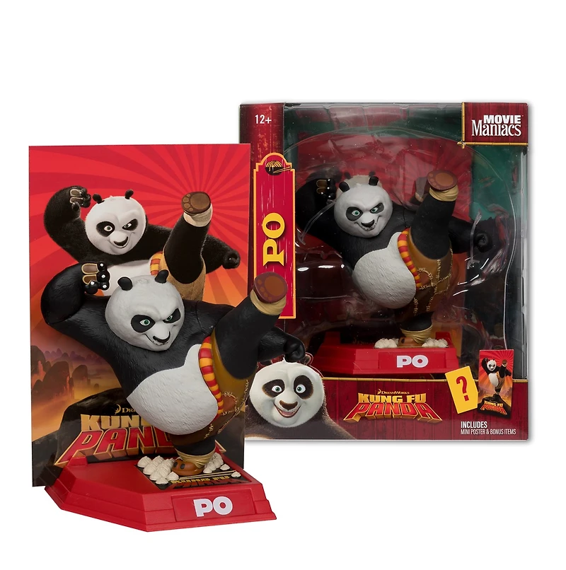 Po (Kung Fu Panda) 6in Posed Figure 