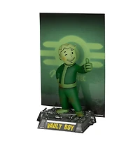 Fallout Vault Boy Glow In The Dark Edition Gold Label 5-Inch Posed Figure 