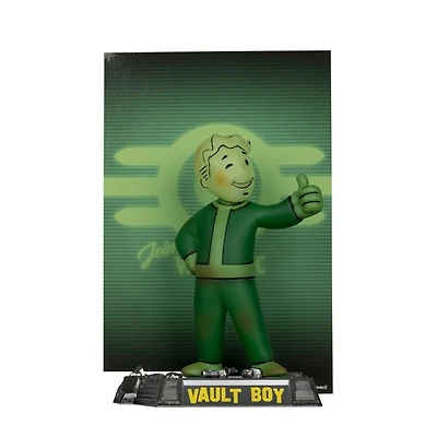 Fallout Vault Boy Glow In The Dark Edition Gold Label 5-Inch Posed Figure 