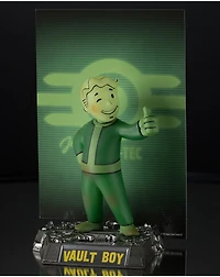 Fallout Vault Boy Glow In The Dark Edition Gold Label 5-Inch Posed Figure 