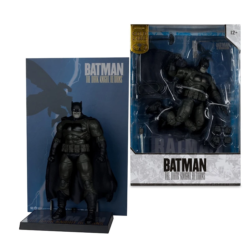 DC Multiverse Batman (The Dark Knight Returns) Gold Label 7in Action Figure McFarlane Cover Recreations
