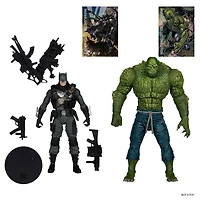 DC Multiverse The Grim Knight vs Killer Croc (Dark Multiverse) 7-Inch Figure and Mega Figure 