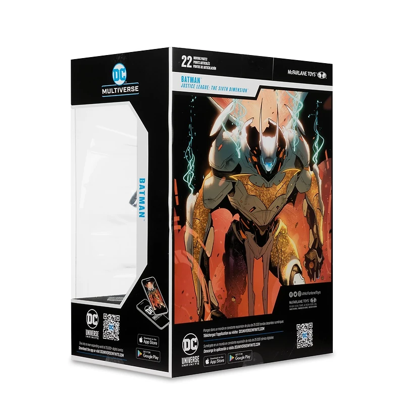 DC Multiverse Batman Final Batsuit (Justice League: The Sixth Dimension) Mega Figure 