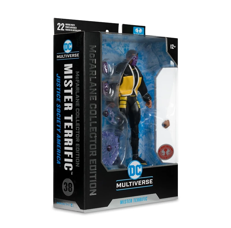 DC Multiverse Mister Terrific (Justice Society of America) 7-Inch Action Figure McFarlane Collector Edition #38 (Red Platinum Edition)
