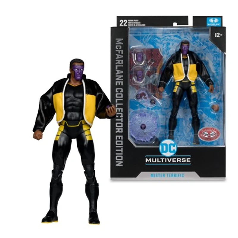 DC Multiverse Mister Terrific (Justice Society of America) 7-Inch Action Figure McFarlane Collector Edition #38 (Red Platinum Edition)