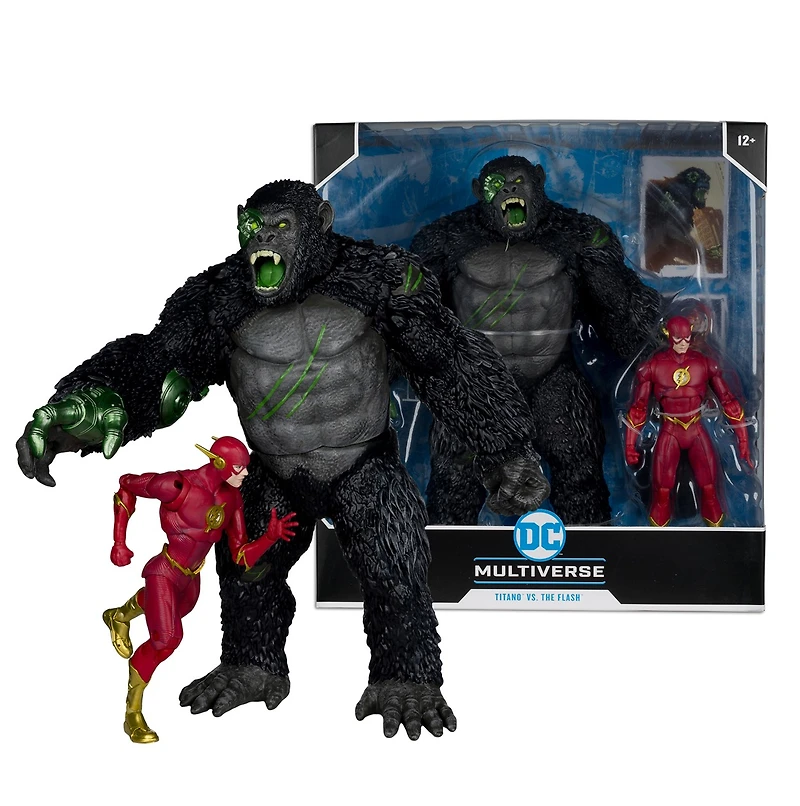 DC Multiverse Titano vs The Flash 2 Pack 