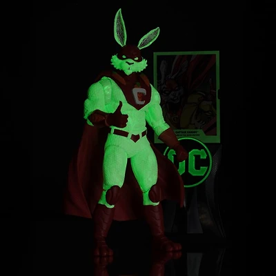 DC Multiverse Captain Carrot (Justice League Incarnate) Glow In The Dark Edition Gold Label 7-Inch Action Figure