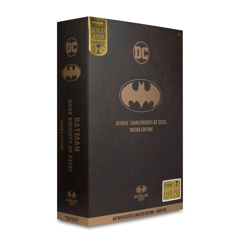 DC Multiverse Batman (Dark Knights of Steel) Patina Edition Gold Label 7-Inch Action Figure 