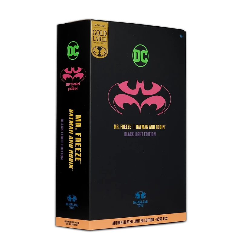 DC Multiverse Mr.Freeze (Batman & Robin) Black Light Edition Gold Label 7-Inch Action Figure 