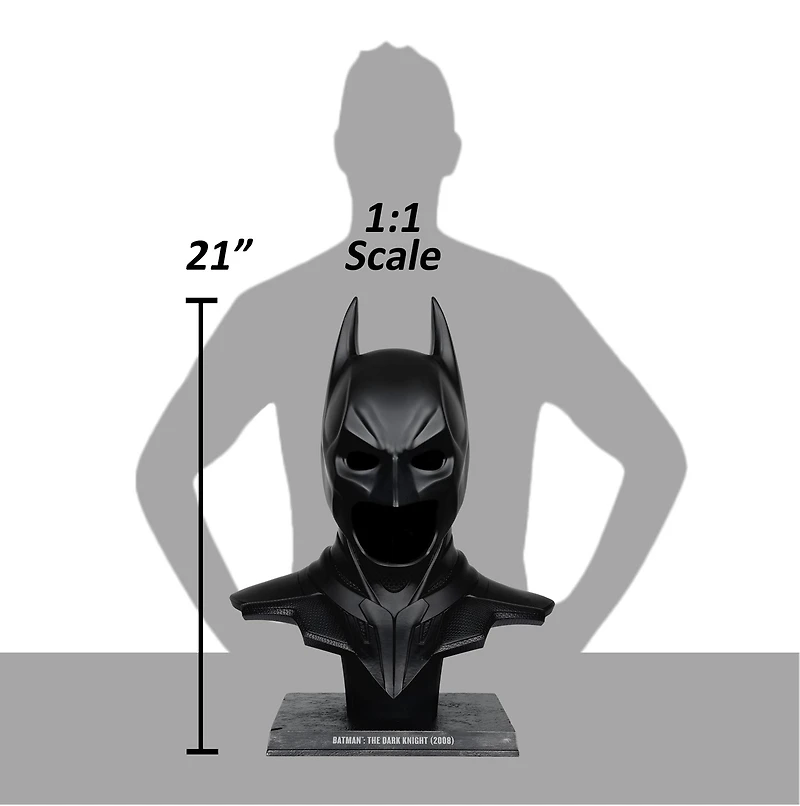 DC Direct Batman: The Dark Knight (2008) Cowl Replica 1:1 Scale 