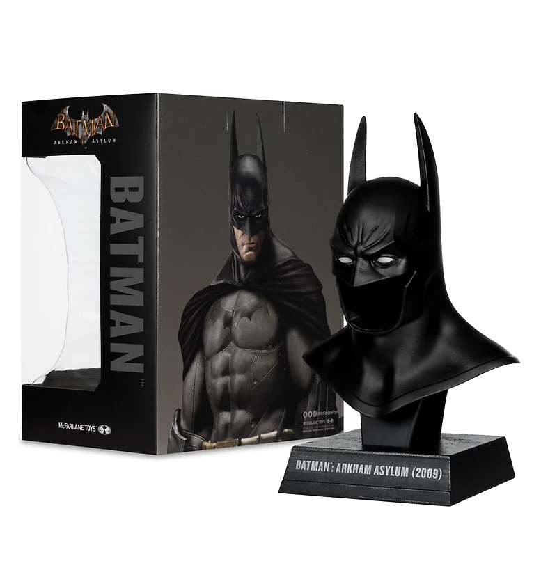 DC Direct Batman (Arkham Asylum) Cowl Replica 1:3 Scale 