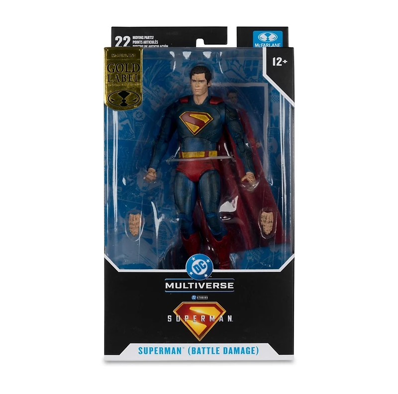 DC Multiverse Superman Battle Damage (Superman Movie) Gold Label 7-Inch Action Figure  