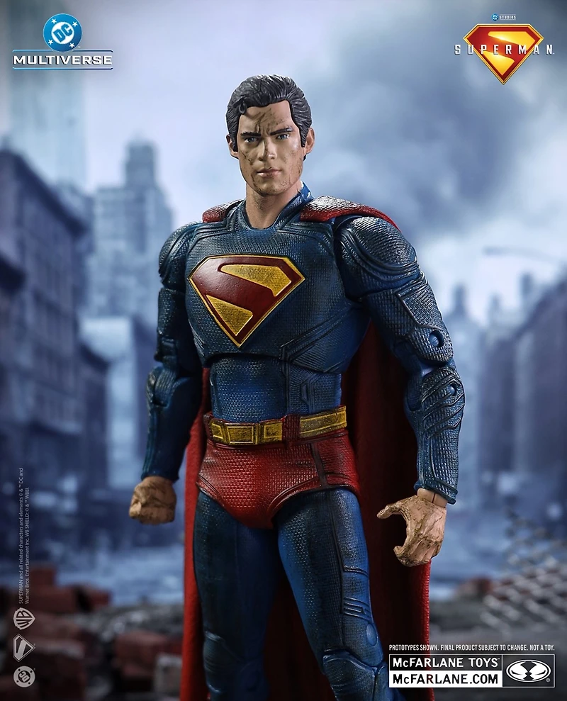 DC Multiverse Superman Battle Damage (Superman Movie) Gold Label 7-Inch Action Figure  