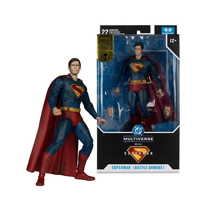 DC Multiverse Superman Battle Damage (Superman Movie) Gold Label 7-Inch Action Figure  