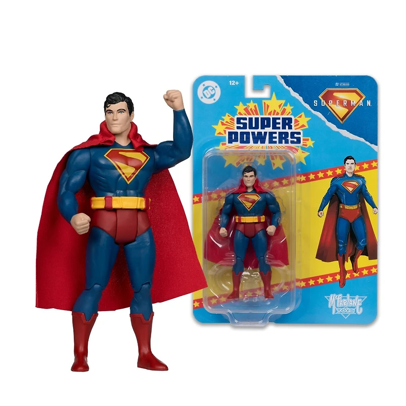 DC Super Powers Superman 4.5in Action Figure (Superman Movie) McFarlane Toys 