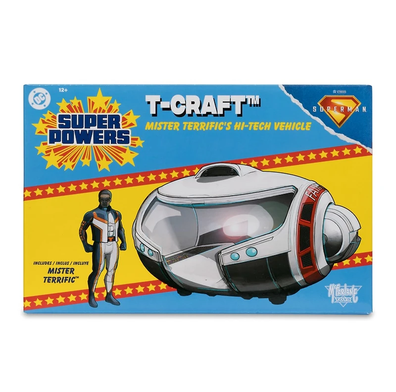 DC Super Powers T-Craft Mr. Terrific's Hi-Tech Vehicle with Mr. Terrific (Superman Movie) 