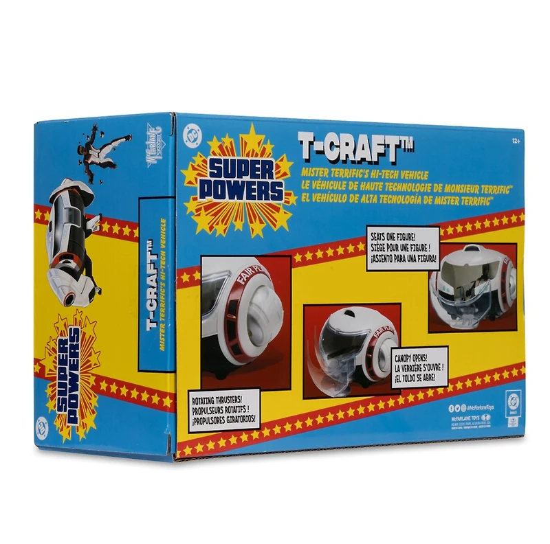 DC Super Powers T-Craft Mr. Terrific's Hi-Tech Vehicle with Mr. Terrific (Superman Movie) 