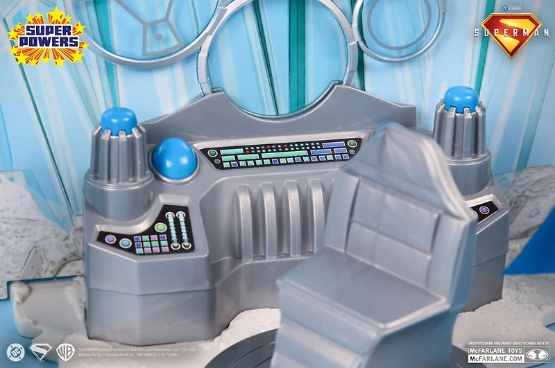 DC Super Powers Fortress of Solitude Superman's Headquarters with Robot (Superman Movie) Gold Label 