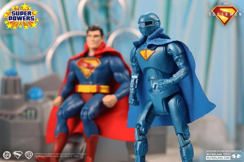 DC Super Powers Fortress of Solitude Superman's Headquarters with Robot (Superman Movie) Gold Label 