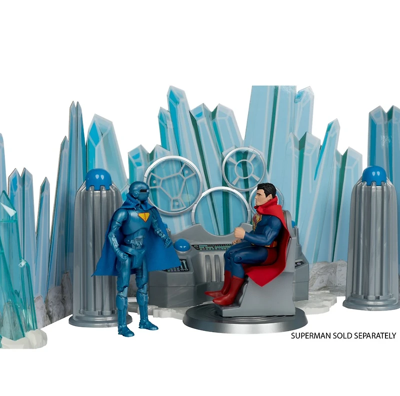 DC Super Powers Fortress of Solitude Superman's Headquarters with Robot (Superman Movie) Gold Label 