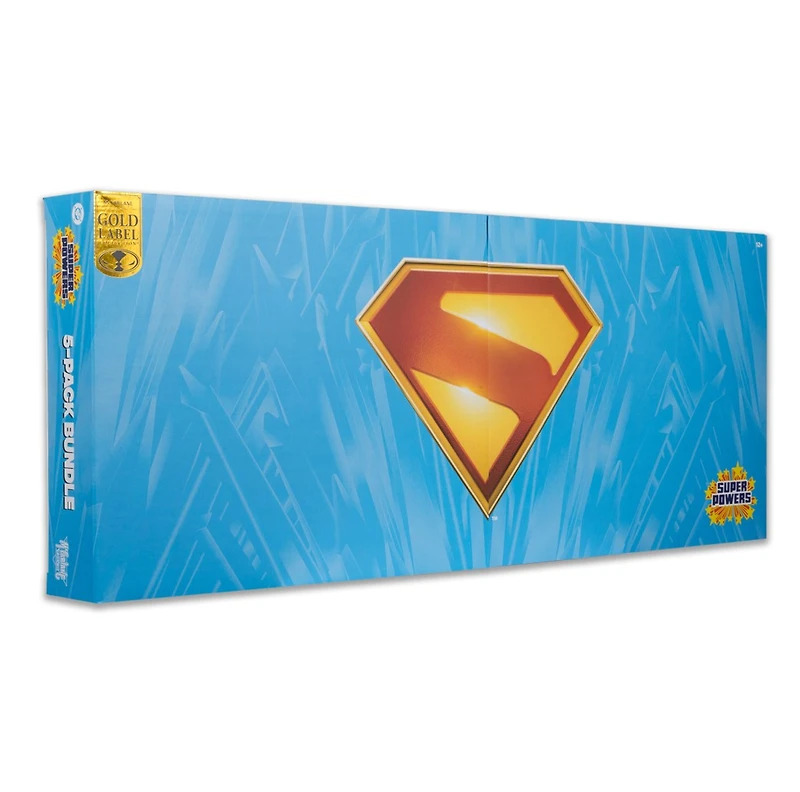 DC Super Powers Superman Movie 5-Pack Bundle Gold Label 