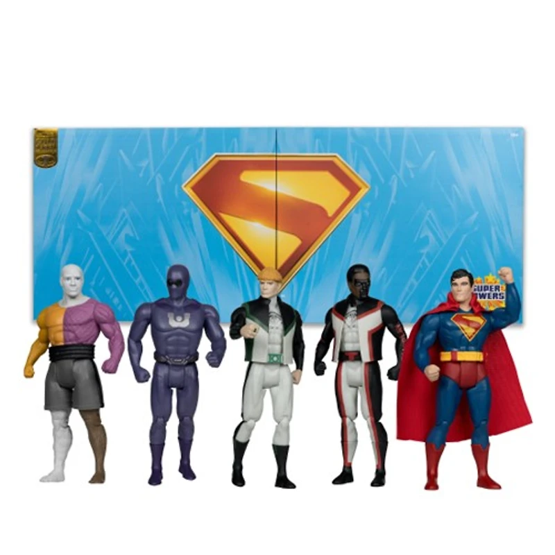 DC Super Powers Superman Movie 5-Pack Bundle Gold Label 