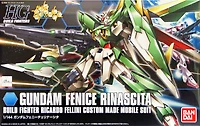 Bandai Hg Build Fighters 017 Gundam Fenice Rinascita 1/144 Scale Model Kit 