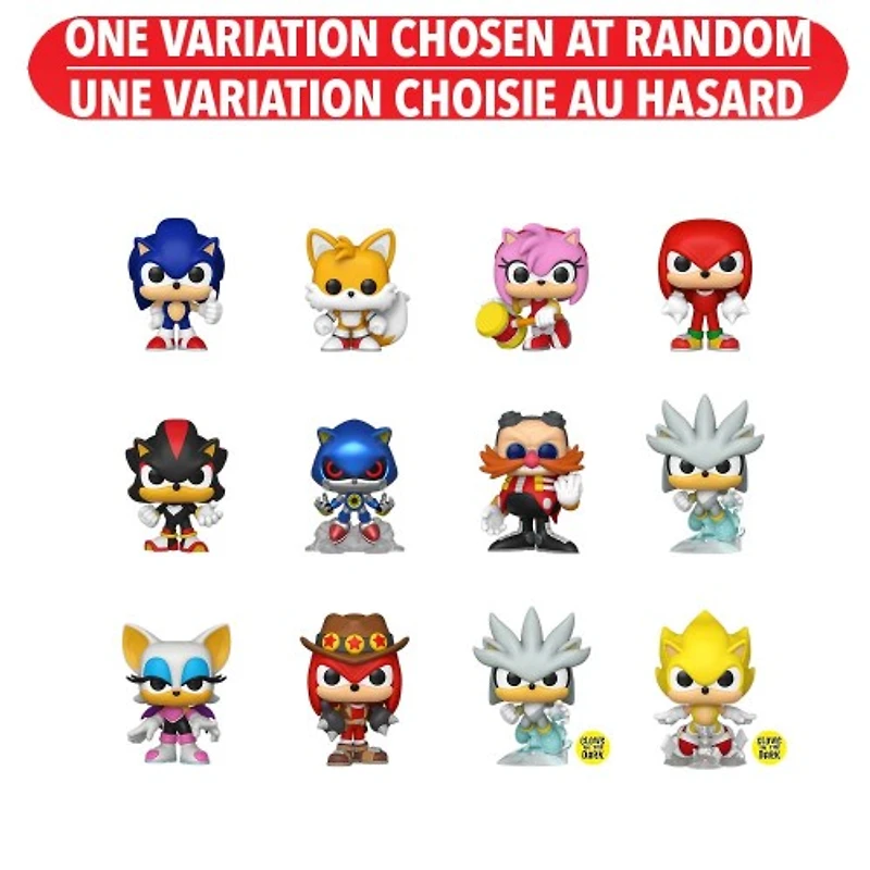 Funko Mystery Minis Sonic the Hedgehog Assorted – One Variation Chosen at Random