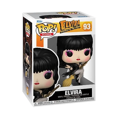 POP! Elvira Mistress of the Dark Elvira on Broom 