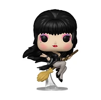 POP! Elvira Mistress of the Dark Elvira on Broom 