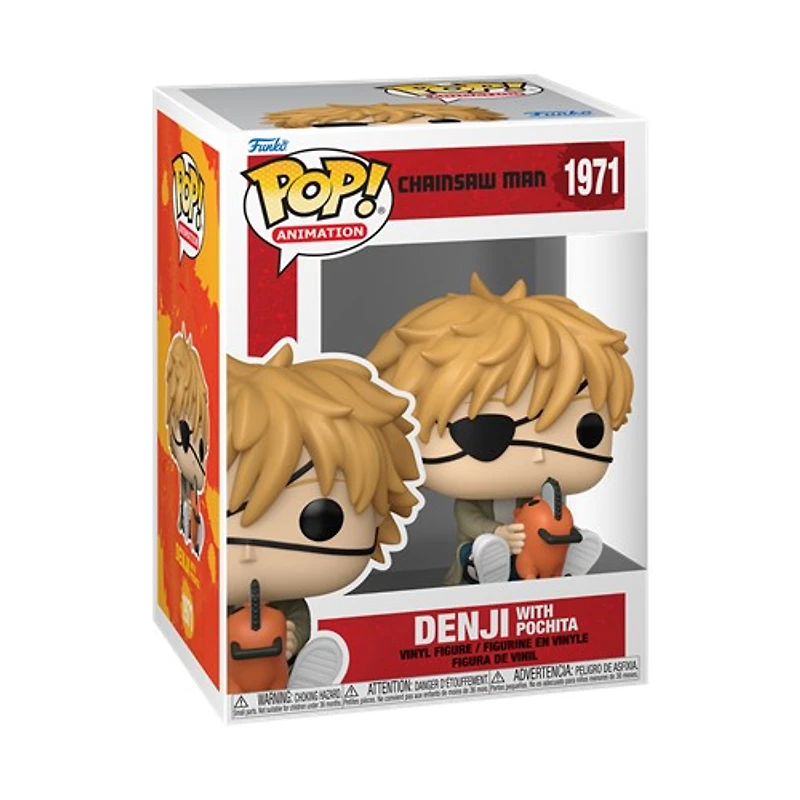 POP! Chainsaw Man Denji with Pochita 