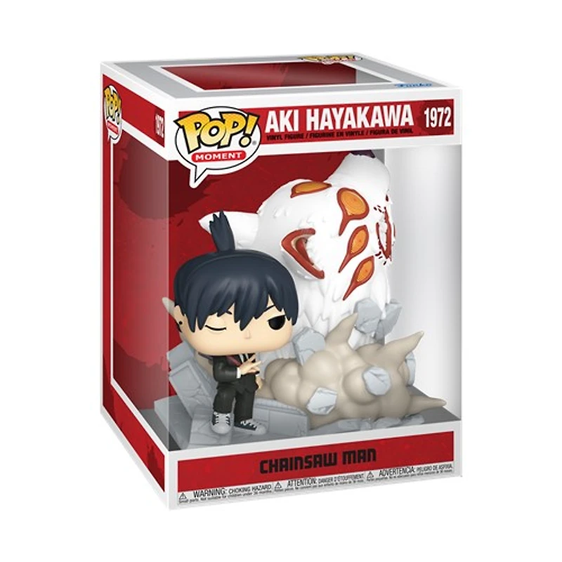 POP! Moment Chainsaw Man Aki Hayakawa with Fox Devil 