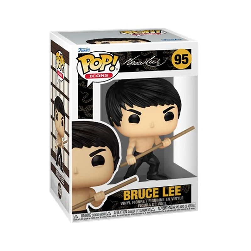 POP! Icons Bruce Lee with Bo Staff 