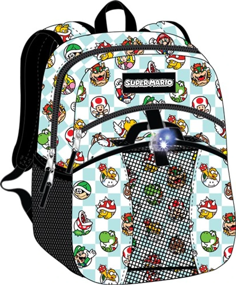 Super Mario Bros Kid's Bacpack Set with Lunchbag 