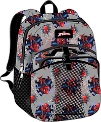 Spiderman Grey Kid's Backpack with Lunch Bag Set 