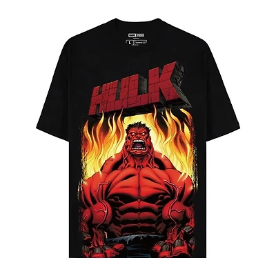 T-shirt Hulk rouge - M