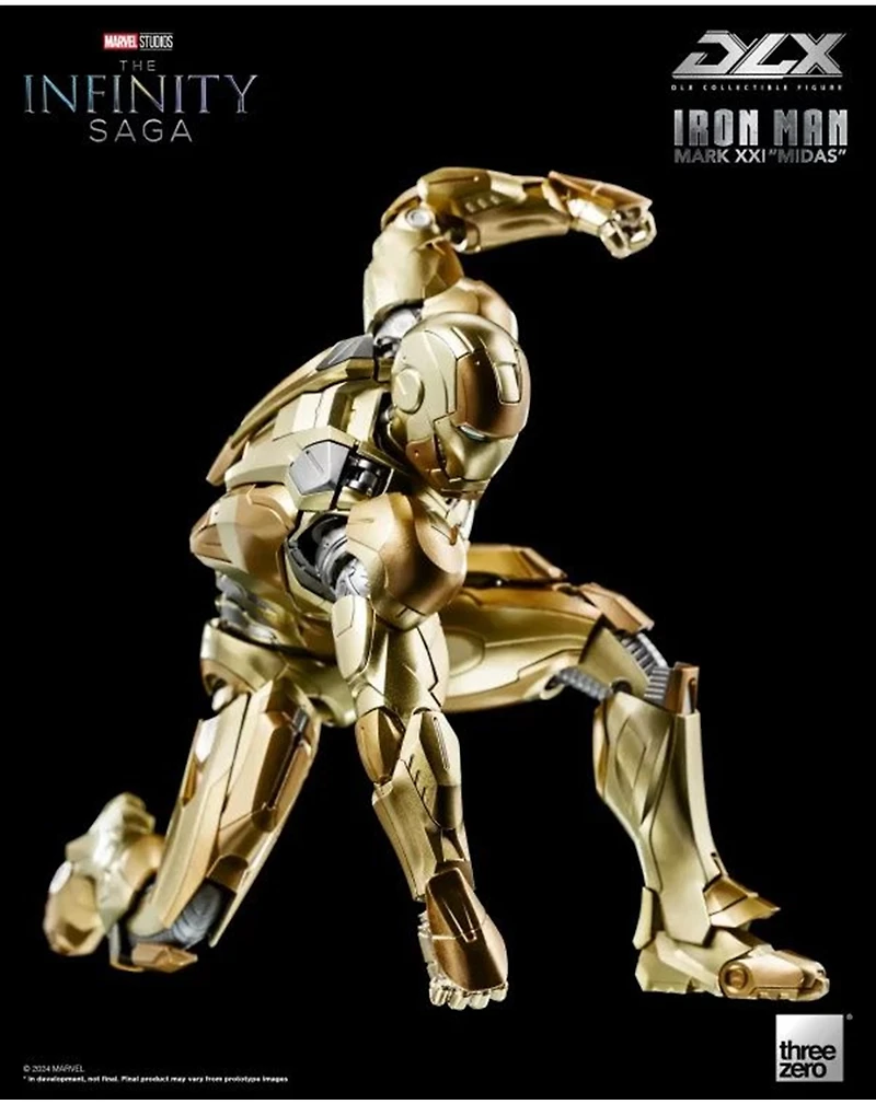 Marvel Studios: The Infinity Saga - DLX Iron Man Mark 21 “Midas” ThreeZero Action Figure 