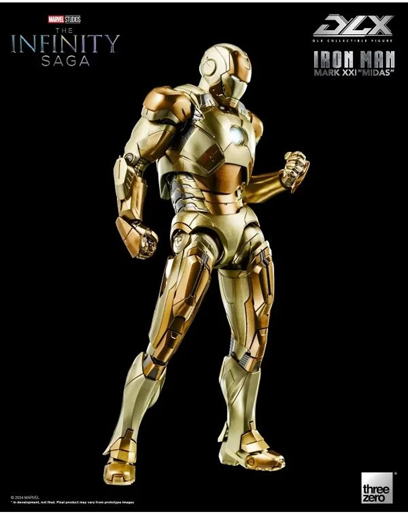 Marvel Studios: The Infinity Saga - DLX Iron Man Mark 21 “Midas” ThreeZero Action Figure