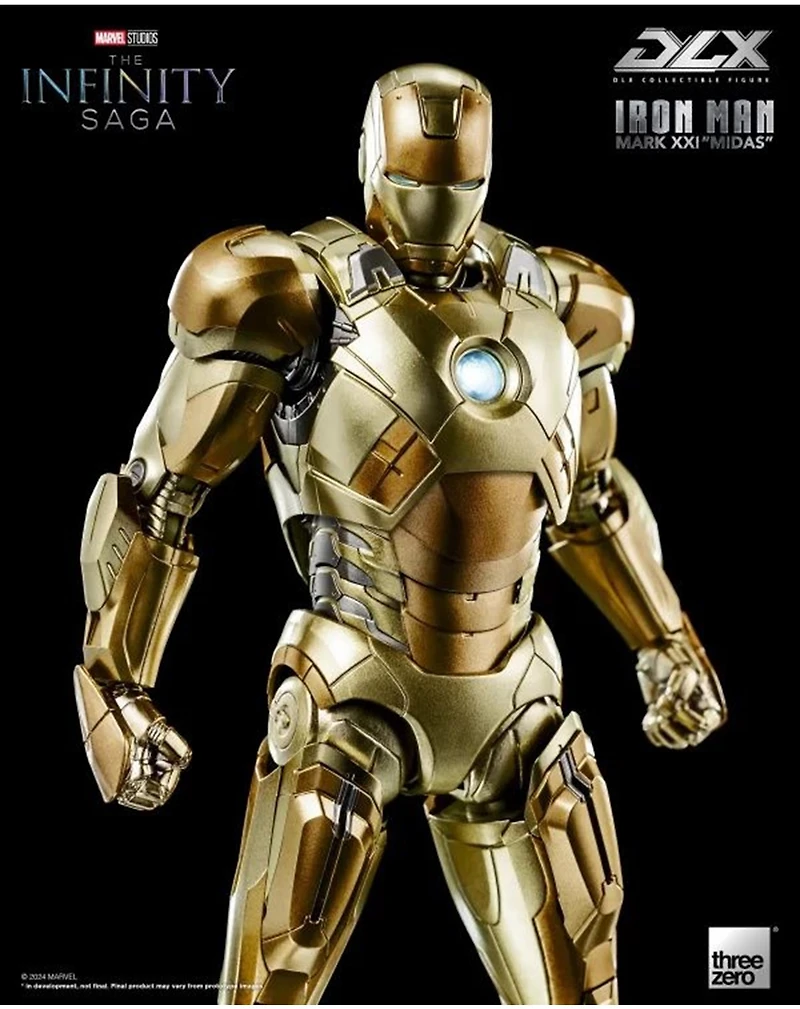 Marvel Studios: The Infinity Saga - DLX Iron Man Mark 21 “Midas” ThreeZero Action Figure